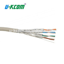 Cable de Ethernet del OEM del Internet de alta velocidad de Cat6a ULTRAVIOLETA de encargo, cable a granel del ftp cat6a del ftp del par trenzado